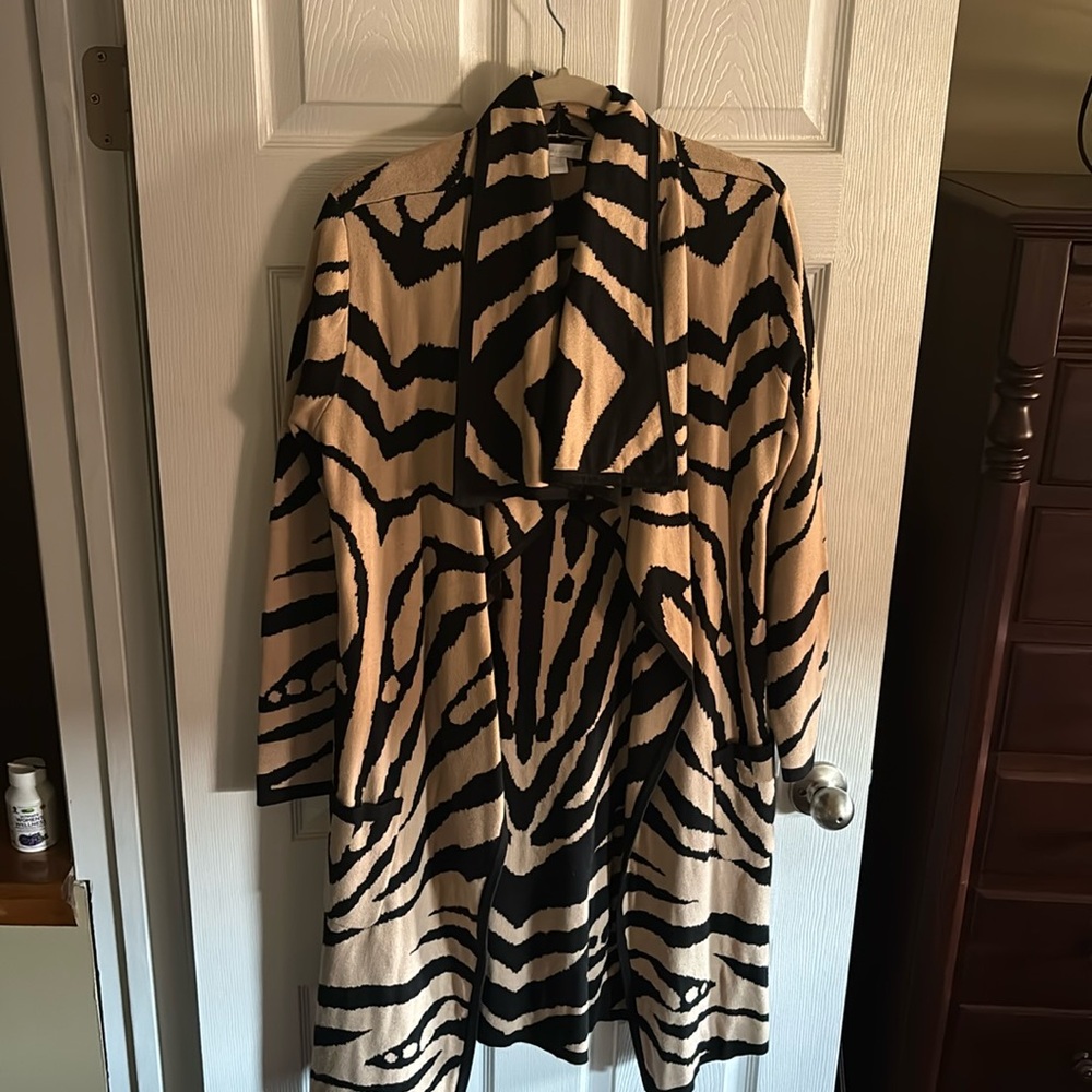 Animal print sweater
